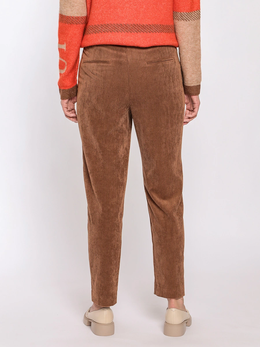 Кордовые брюки с эластичным поясом
